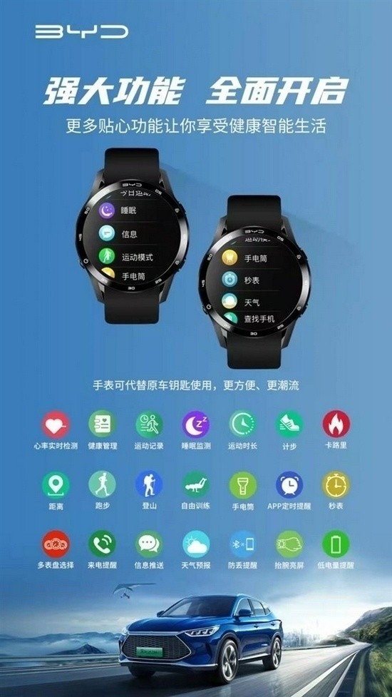 Apple Watch怕了吗?比亚迪回应做智能手表:消息属实-多多发布网(图5) Apple Watch怕了吗?比亚迪回应做智能手表:消息属实
