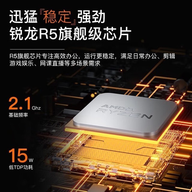【手慢无】超值联想锐龙R5轻薄本，到手价低至2849元